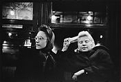 [Five 35mm Film Frames: Subway Passengers, New York City: Man Reading Newspaper, Woman Beneath "City Hall" Sign, Two Women in Headscarfs], Walker Evans (American, St. Louis, Missouri 1903–1975 New Haven, Connecticut), Film negative