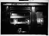 [Two 35mm Film Frames: Subway Passengers, New York City: Woman, Man Reading, Older Woman in Flowered Hat], Walker Evans (American, St. Louis, Missouri 1903–1975 New Haven, Connecticut), Film negative