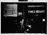 [Five 35mm Film Frames: Subway Passengers, Times Square Shuttle, New York City: Man Reading, Man, Woman in Headscarf and Fur Collar, Young Man in Billed Cap], Walker Evans (American, St. Louis, Missouri 1903–1975 New Haven, Connecticut), Film negative