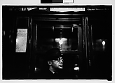 [Five 35mm Film Frames: Subway Passengers, New York City: Man in Hat and Eyeglasses, Young Woman in Eyeglasses and Coat, Man in Hat Beneath Map, Subway Newsstand Vendor in Front of Magazine Display], Walker Evans (American, St. Louis, Missouri 1903–1975 New Haven, Connecticut), Film negative