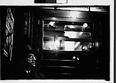 [Five 35mm Film Frames: Subway Passengers, New York City: Man Wearing Eyeglasses and Hat in Car Corner, Magazine Display at Subway Newsstand, Girl], Walker Evans (American, St. Louis, Missouri 1903–1975 New Haven, Connecticut), Film negative