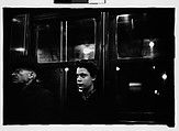 [Five 35mm Film Frames: Subway Passengers, New York City: Man Wearing Eyeglasses and Hat in Car Corner, Magazine Display at Subway Newsstand, Girl], Walker Evans (American, St. Louis, Missouri 1903–1975 New Haven, Connecticut), Film negative