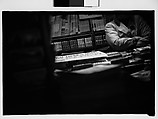[Five 35mm Film Frames: Subway Passengers, New York City: Man Wearing Hat and Overcoat, Woman in Hat, Man Reading Newspaper, Subway Bookstall?], Walker Evans (American, St. Louis, Missouri 1903–1975 New Haven, Connecticut), Film negative