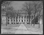 [Gothic Revival Building, Old State Capitol, Milledgeville, Georgia], Walker Evans  American, Film negative