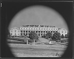 [Large Gothic Revival Building, Convent Vicinity, Louisiana], Walker Evans  American, Film negative