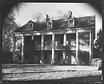[Brick Greek Revival House with Ivy on Columns, Residence of Weeks Hall, New Iberia, Louisiana], Walker Evans  American, Film negative
