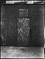 [Graffiti on Door, Christopher Street, New York City], Walker Evans  American, Film negative