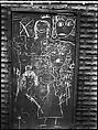 [Graffiti on Door, Christopher Street, New York City], Walker Evans  American, Film negative