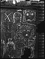 [Graffiti on Door, Christopher Street, New York City], Walker Evans  American, Film negative