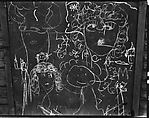 [Graffiti on Door, Christopher Street, New York City], Walker Evans  American, Film negative