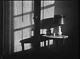 [Lamp on Table in Walker Evans's Apartment, 441 East 92nd Street, New York City], Walker Evans  American, Film negative