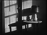 [Lamp on Table in Walker Evans's Apartment, 441 East 92nd Street, New York City], Walker Evans  American, Film negative