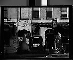 [Shoe and Clothing Shopfront Façade, Savannah, Georgia], Walker Evans  American, Film negative