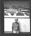 [Man in Front of Mural of Parque Central, Havana], Walker Evans  American, Film negative