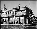[Sternwheeler Kurzweg, New Orleans, Louisiana], Walker Evans  American, Film negative