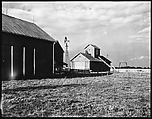 [Farmhouse Buildings and Windmill, Probably Vicinity Danbury, Connecticut], Walker Evans  American, Film negative