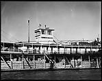 [Steamboat Kurzweg, New Orleans, Louisiana], Walker Evans  American, Film negative