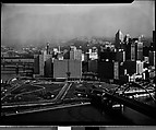 [Skyline, Pittsburgh, Pennsylvania for Vogue Article: "Futurity stake: Pittsburgh"], Walker Evans  American, Film negative