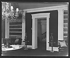 [Library in Residence of Gifford Cochran, Croton Falls, New York], Walker Evans  American, Film negative