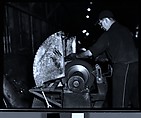 [70 Studies of Collins Knife Company Factory, Workers, and Executives and Views of Collinsville, Connecticut, Commissioned by Fortune Magazine for "Collins Co., Collinsville, Connecticut", Published January 1946], Walker Evans (American, St. Louis, Missouri 1903–1975 New Haven, Connecticut), Film negative