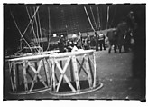 [Thirty-Seven 35mm Film Frames on Uncut Roll of a Circus at Madison Square Garden, New York City, Including Performers and Stage Crew During Rehearsal and Set-Up, and Prop Studies], Walker Evans (American, St. Louis, Missouri 1903–1975 New Haven, Connecticut), Film negative