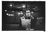 [Five 35mm Film Frames: Subway Passengers, Times Square Shuttle, New York City: Man Reading, Man, Woman in Headscarf and Fur Collar, Young Man in Billed Cap], Walker Evans (American, St. Louis, Missouri 1903–1975 New Haven, Connecticut), Film negative