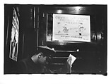 [Five 35mm Film Frames: Subway Passengers, Times Square Shuttle, New York City: Man Reading, Man, Woman in Headscarf and Fur Collar, Young Man in Billed Cap], Walker Evans (American, St. Louis, Missouri 1903–1975 New Haven, Connecticut), Film negative