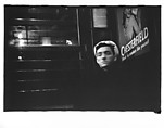 [Five 35mm Film Frames: Subway Passengers, Times Square Shuttle, New York City: Young Man in Billled Cap, Woman, Sailor Beneath Chesterfield Cigarette Advertisement], Walker Evans (American, St. Louis, Missouri 1903–1975 New Haven, Connecticut), Film negative