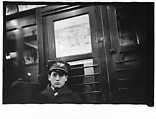 [Four 35mm Film Frames: Subway Passengers, New York City: Man in Hat, Western Union Telegram Boy], Walker Evans (American, St. Louis, Missouri 1903–1975 New Haven, Connecticut), Film negative