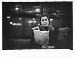[Five 35mm Film Frames: Subway Passengers, Times Square Shuttle, New York City: Man Reading, Man, Woman in Headscarf and Fur Collar, Young Man in Billed Cap], Walker Evans (American, St. Louis, Missouri 1903–1975 New Haven, Connecticut), Film negative