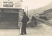 [Man Standing in Front of Movie Theater, Omar, West Virginia], Ben Shahn  American, born Lithuania, Gelatin silver print