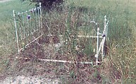 Grave, Near Farnsdale, Alabama, William Christenberry American, Chromogenic print