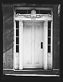 [Greek Revival Doorway, 290-2 Bank Street, New York City], Walker Evans  American, Film negative