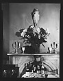 [Fireplace Mantle and Table Settings in Muriel Draper's Drawing Room, New York City], Walker Evans  American, Film negative