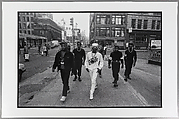 Public Enemy Walking in New York City, Glen E. Friedman  American, Gelatin silver print