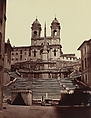 [Spanish Steps, Rome], Pietro Dovizielli  Italian, Albumen silver print from glass negative