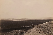 The Mamelon and Malakoff from front of Mortar Battery, Roger Fenton  British, Salted paper print from glass negative