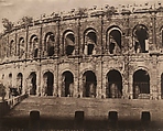 [Amphitheater, Nîmes], Edouard Baldus  French, born Prussia, Salted paper print from paper negative
