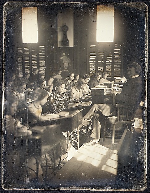 Classroom in the Emerson School for Girls