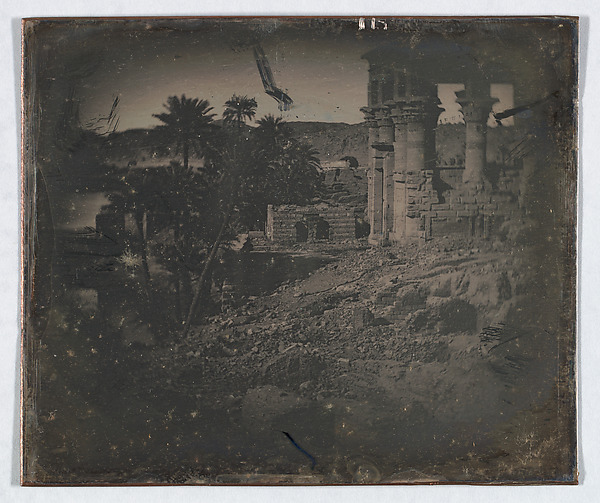 Temple and Date Palms, Philae (236. Philé T. découvert et P. dattiers)