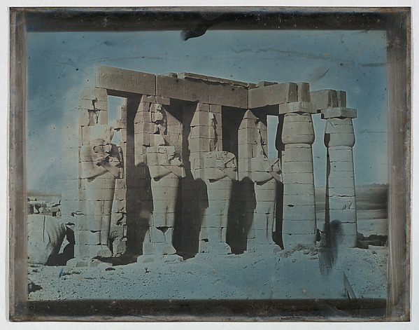 Ramesseum, Thebes (201. Thèbes. 1844. 202 Rhamséion.)
