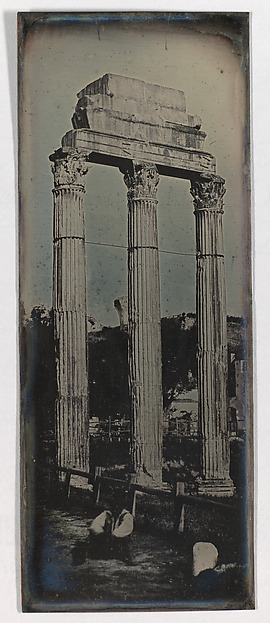 Northwest Facade, Temple of Castor and Pollux, Rome (12. Rome. 1842. Graecostasis. faç. N.O.)