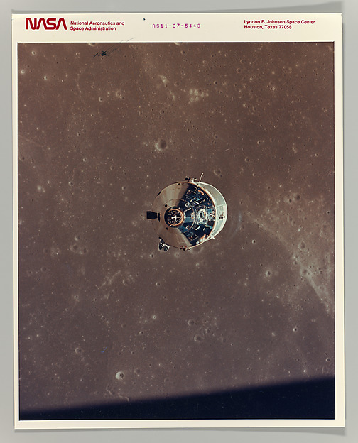 Apollo 11 Command and Service Modules Photographed from the Lunar Module in Orbit
