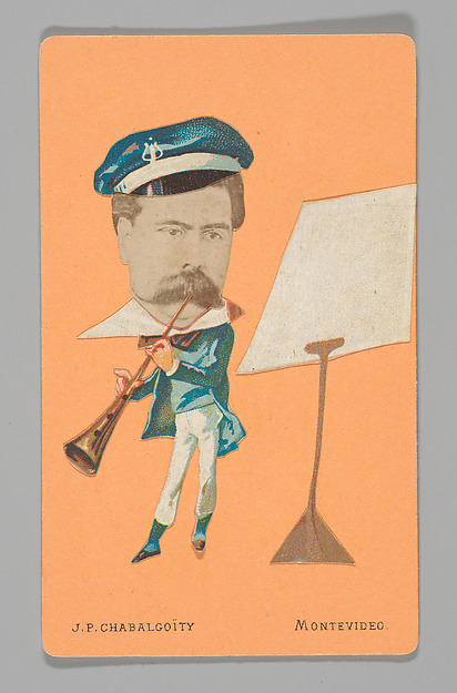 [Photo Collage: Musician Playing Horn]