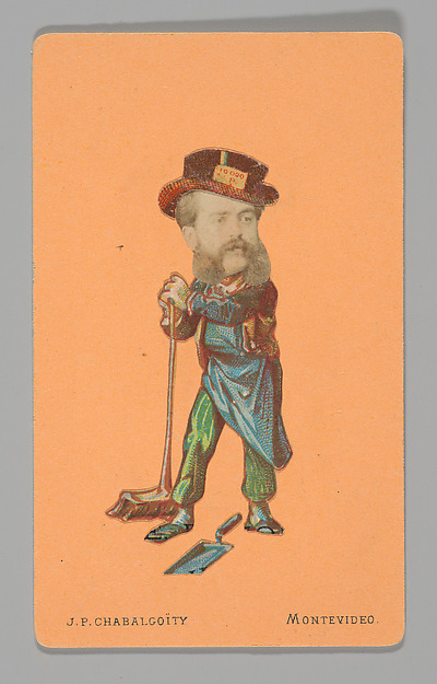 [Photo Collage: Man with Broom and Dustpan]