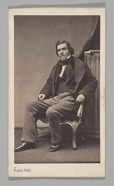 [Studio Portrait: Eugène Delacroix Seated in Chair]
