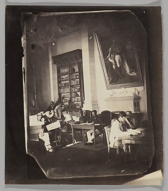 Asile impériale de Vincennes: la bibliothèque