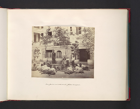Crown Prince and Attendants, Palace Courtyard