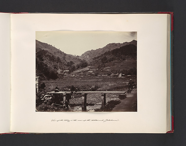 View up the Valley in the Rear of the Settlement, Yokohama