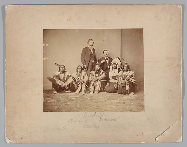 General J. E. Smith and Indians